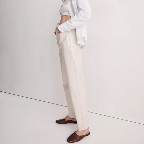 Madewell The Perfect Vintage Straight Pant: Faux Leather Edition Size 26 NWT - Picture 2 of 12